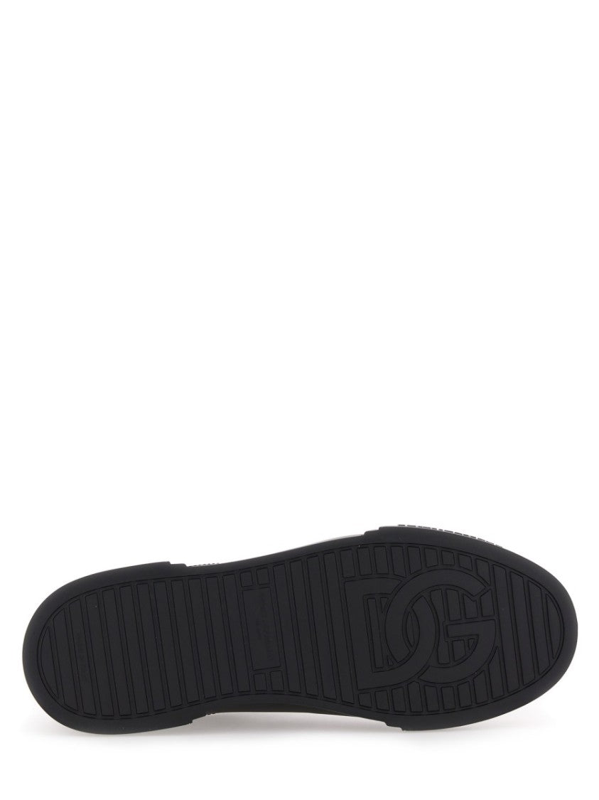 Dolce & Gabbana Portfino Low-Top Monochromatic Palette Leather Sneakers
