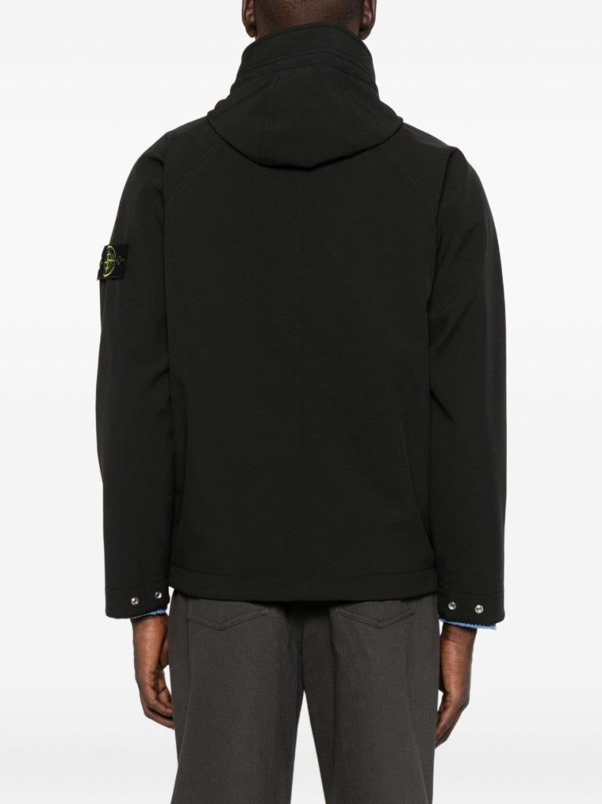 Stone Island Hooded Parka In Lightweight 3-Layer Technical Fabric