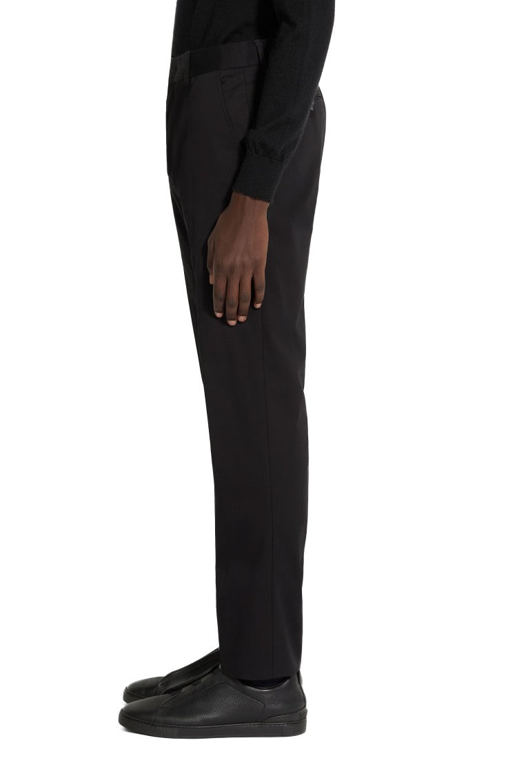 Zegna Stretch Cotton Formal Pants