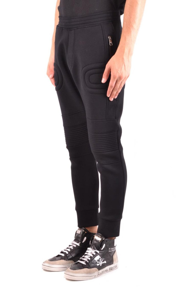 Neil Barrett Slim Fit Trousers With Ribbed Detailing