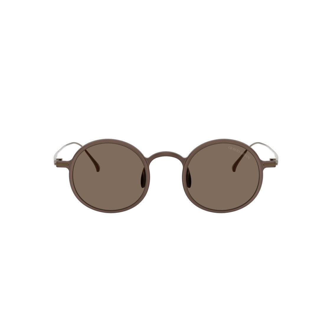 Giorgio Armani 0Ar6173t Round Titanium Sunglasses With Tinted Lenses