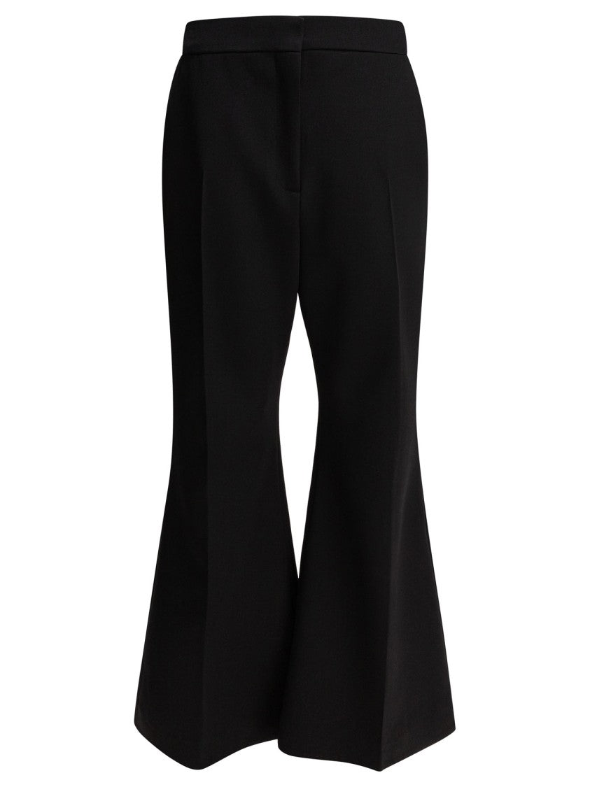 Givenchy High-Rise Flared Trousers In Luxurious Wool