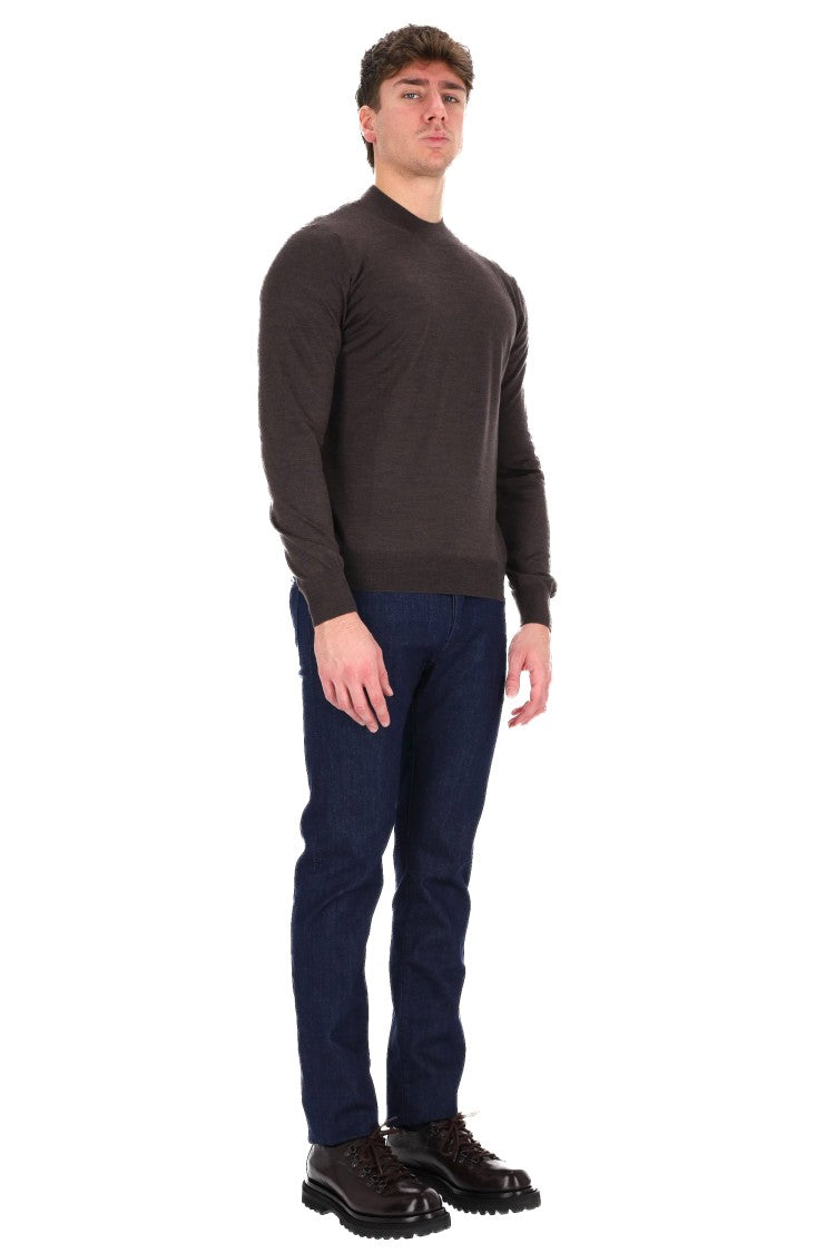 Barba Extra-Fine Merino Wool Turtleneck Sweater