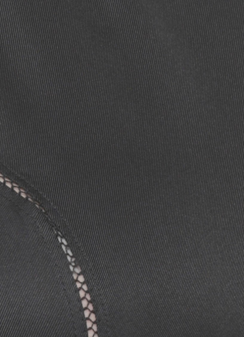 Loulou De Saison Iraka Silk Dress With Rear Zip And Net Hem Details