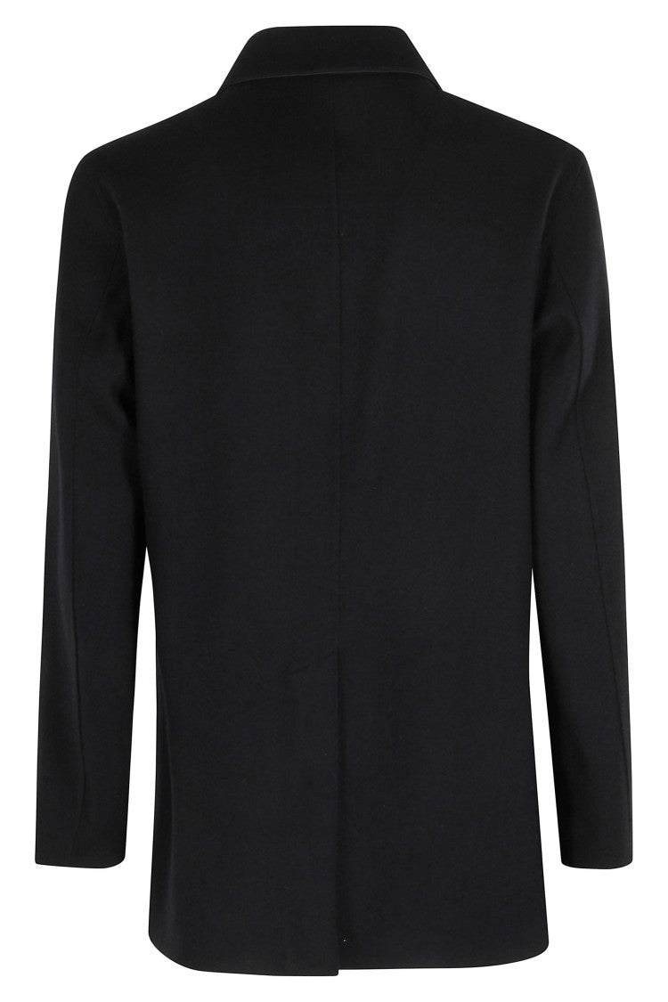 People Of Shibuya Dark Blue Wool Coat