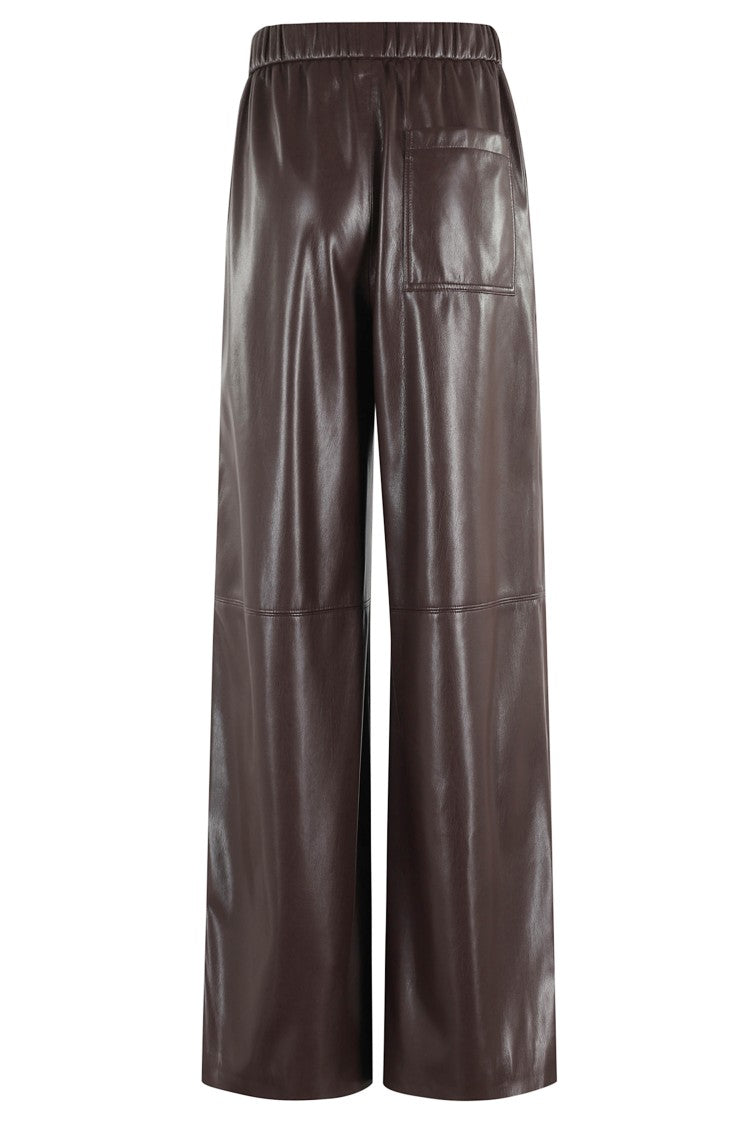 Isabelle Blanche Straight Leg Faux Leather Pants