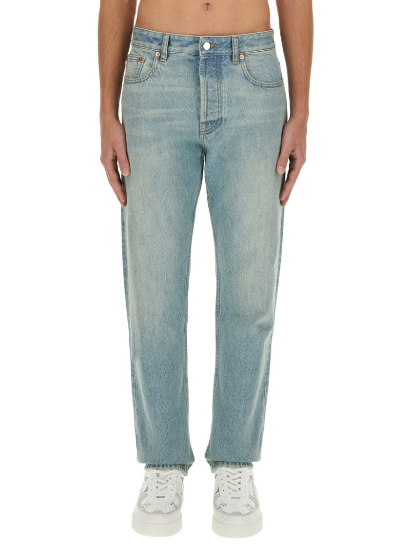 Valentino Light Wash Denim Pants