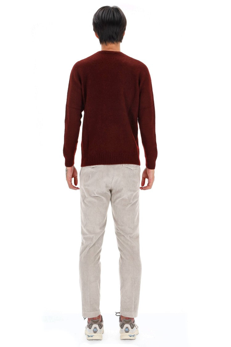 Drumohr Brushed Wool Crewneck Sweater