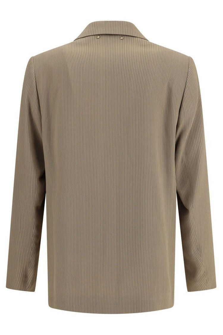 Golden Goose Structured Beige Jacket With Classic Design