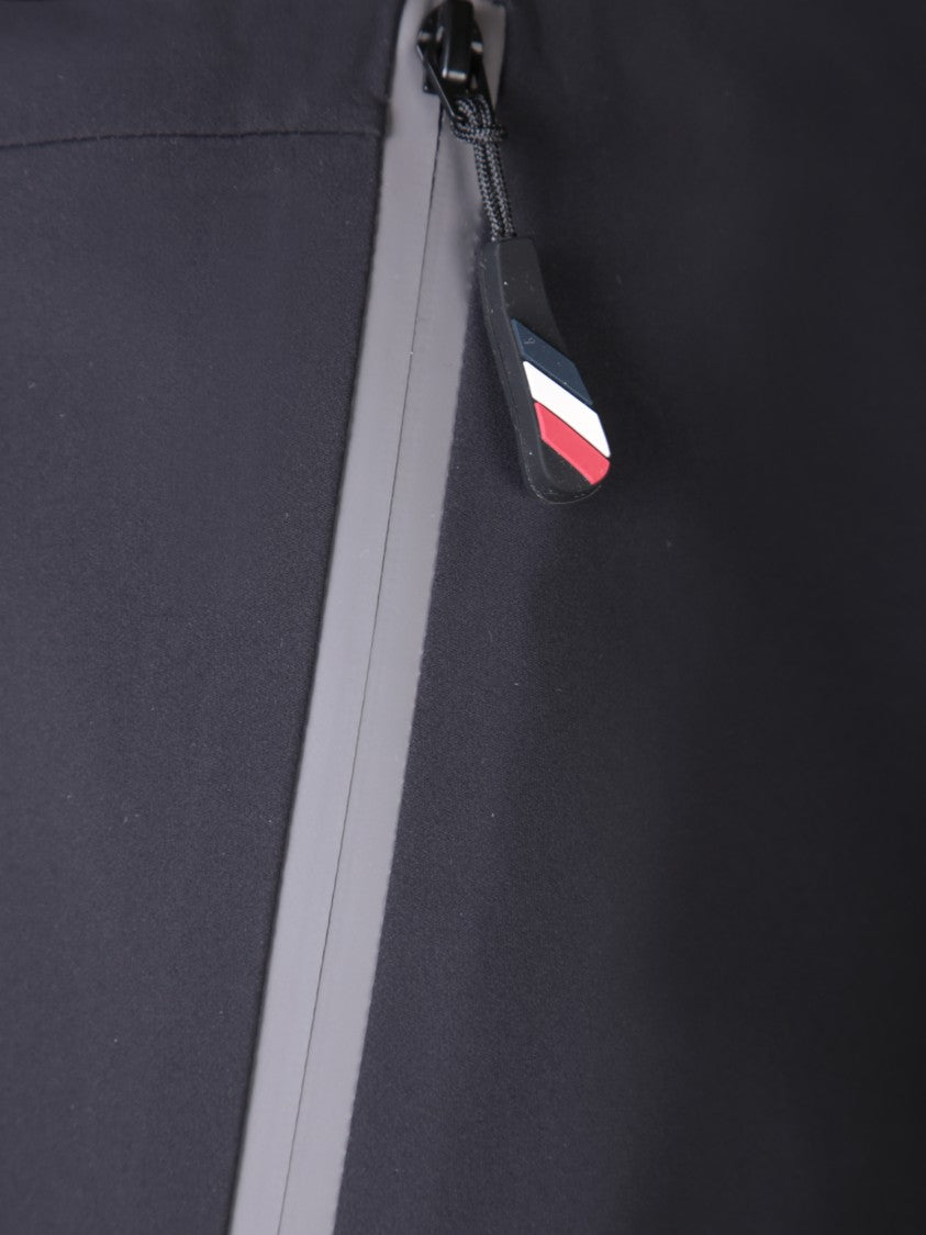 Moncler Grenoble Ergonomic Black Trousers With Technical Fabric