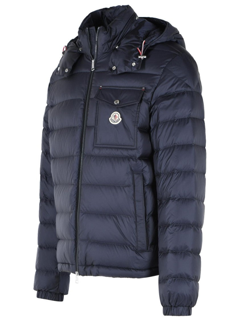 Moncler 'Verith' Blue Polyamide Down Jacket