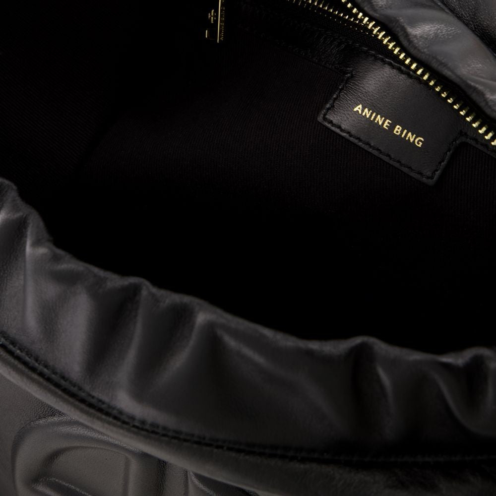 Anine Bing Kate Shoulder Bag - Leather - Black