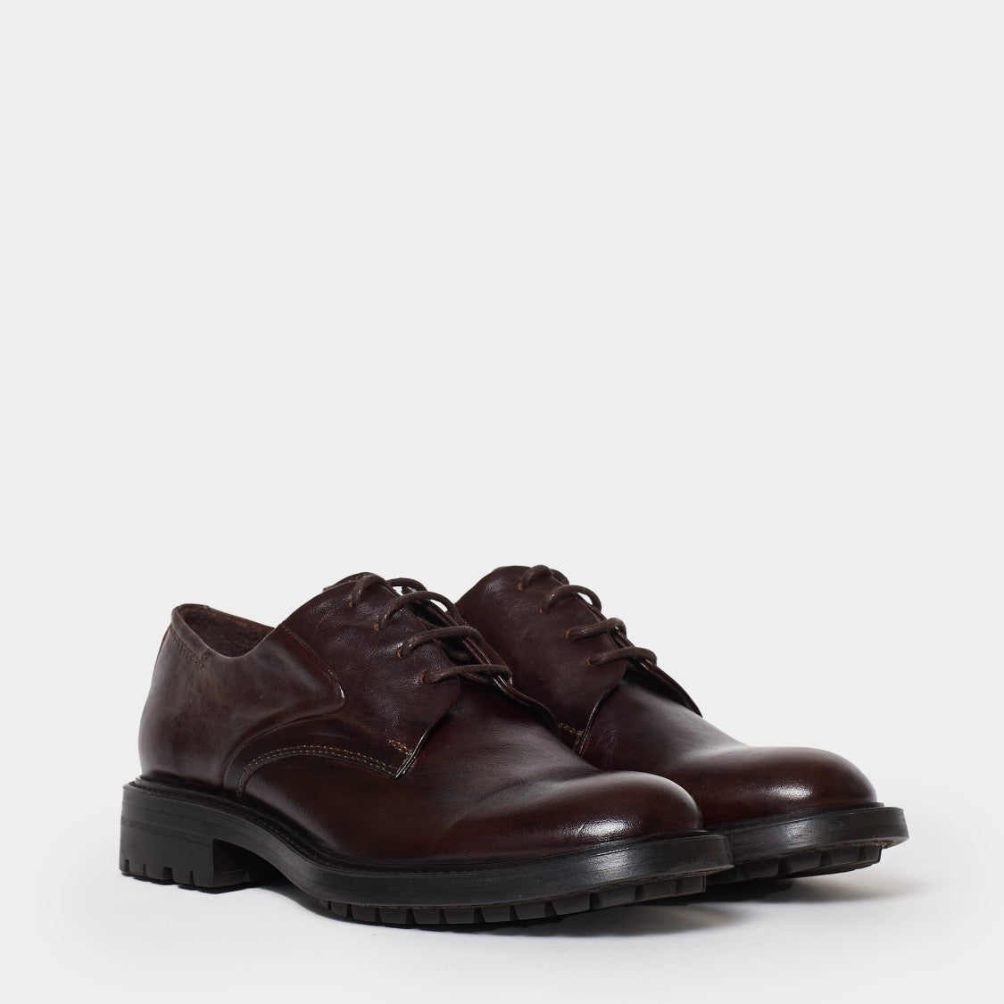 Hundred 100 Brown Leather Derby Shoes