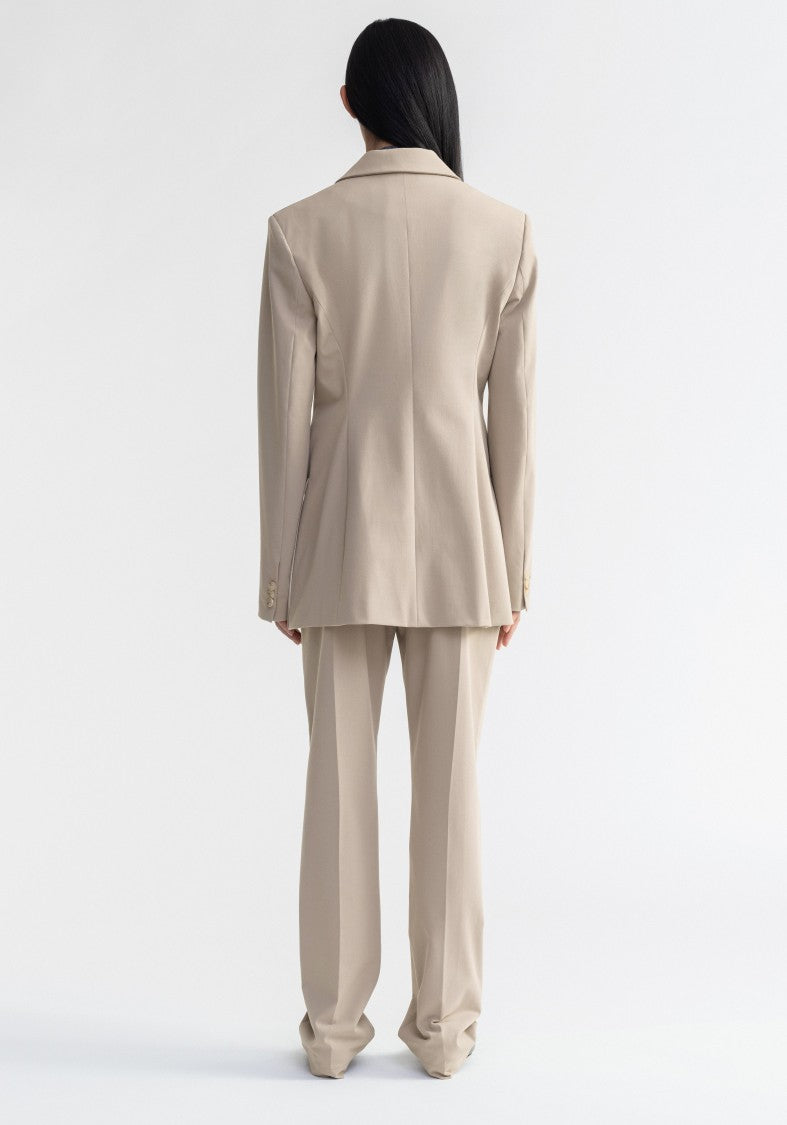 Aeron Mila - Waisted Blazer With Oversized Pockets