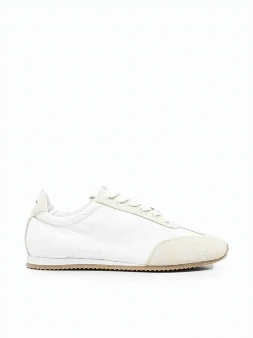 Totême Smooth Polyamide Sneakers With Calf Leather Overlays