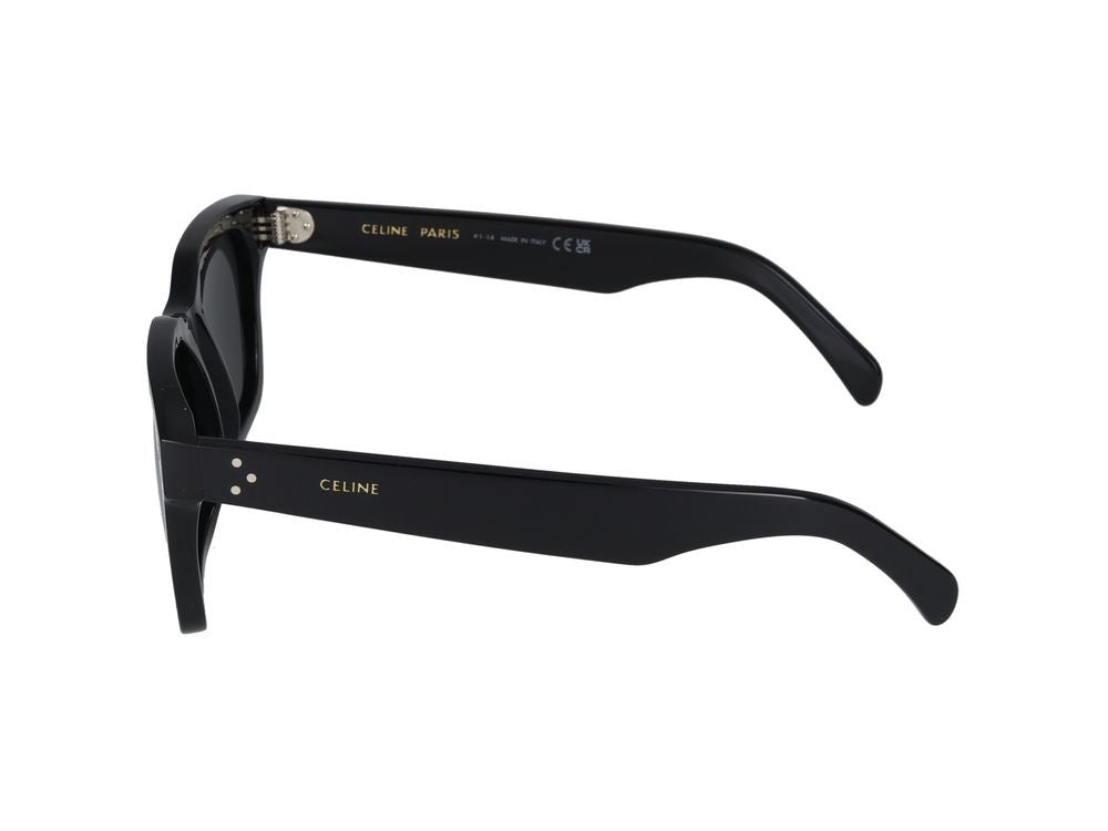 Celine Black Cl40248i Square Metallic Sunglasses