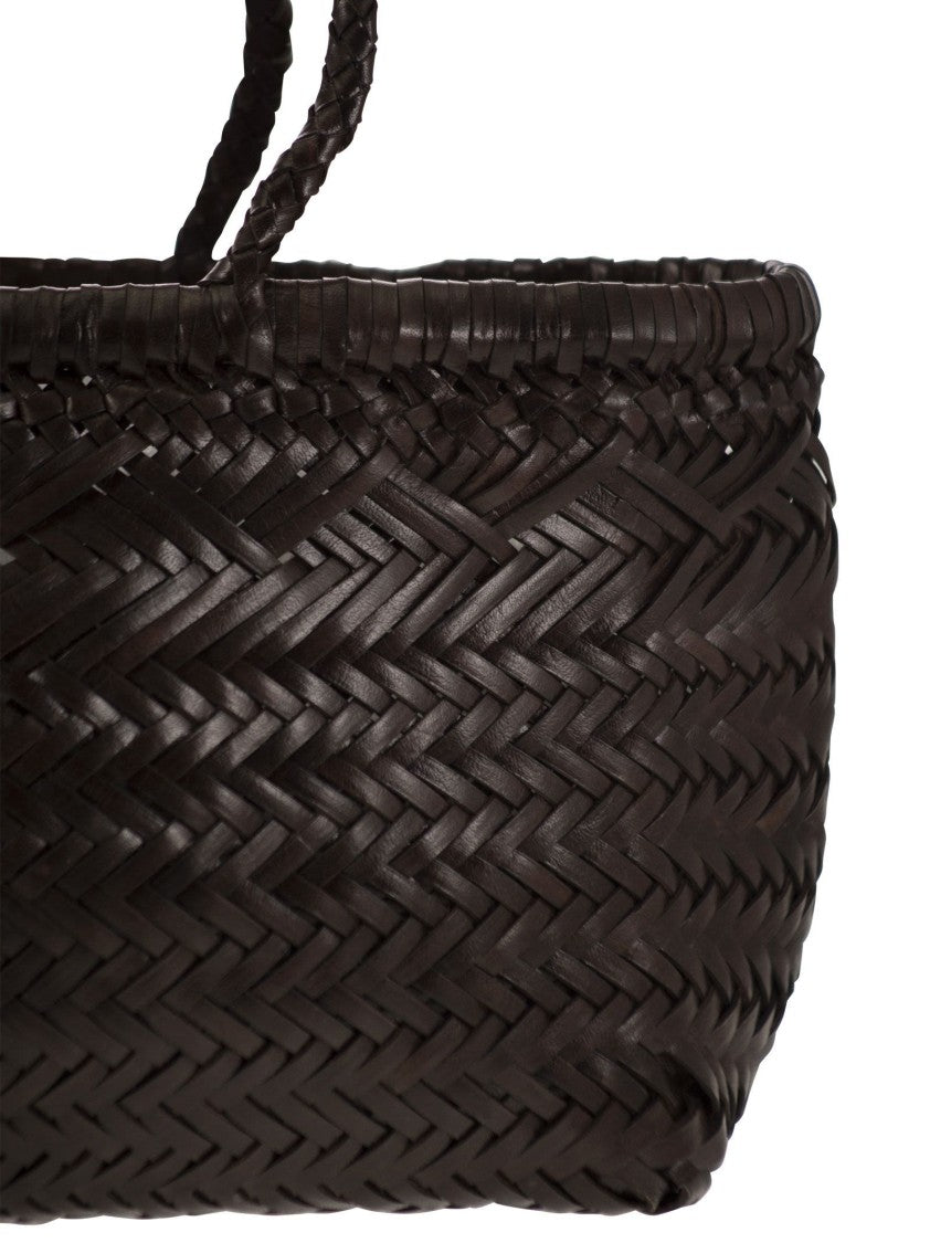 Dragon Triple Jump Small - Woven Leather Bag