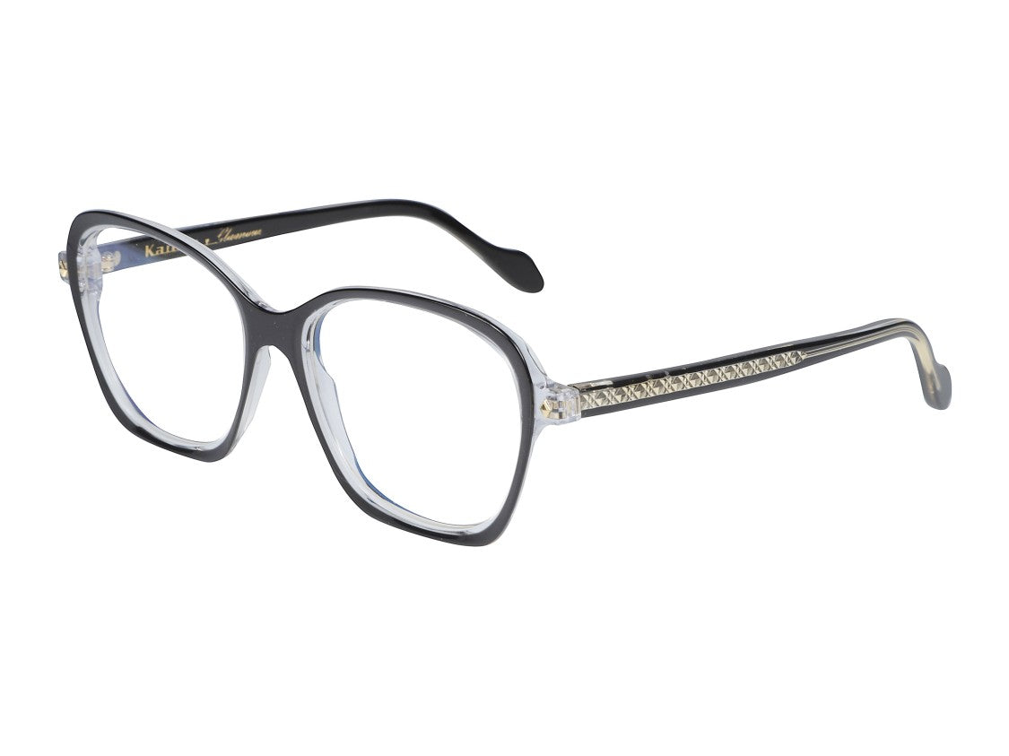 Kador Gold Trilly Glamour-V Square Eyeglasses