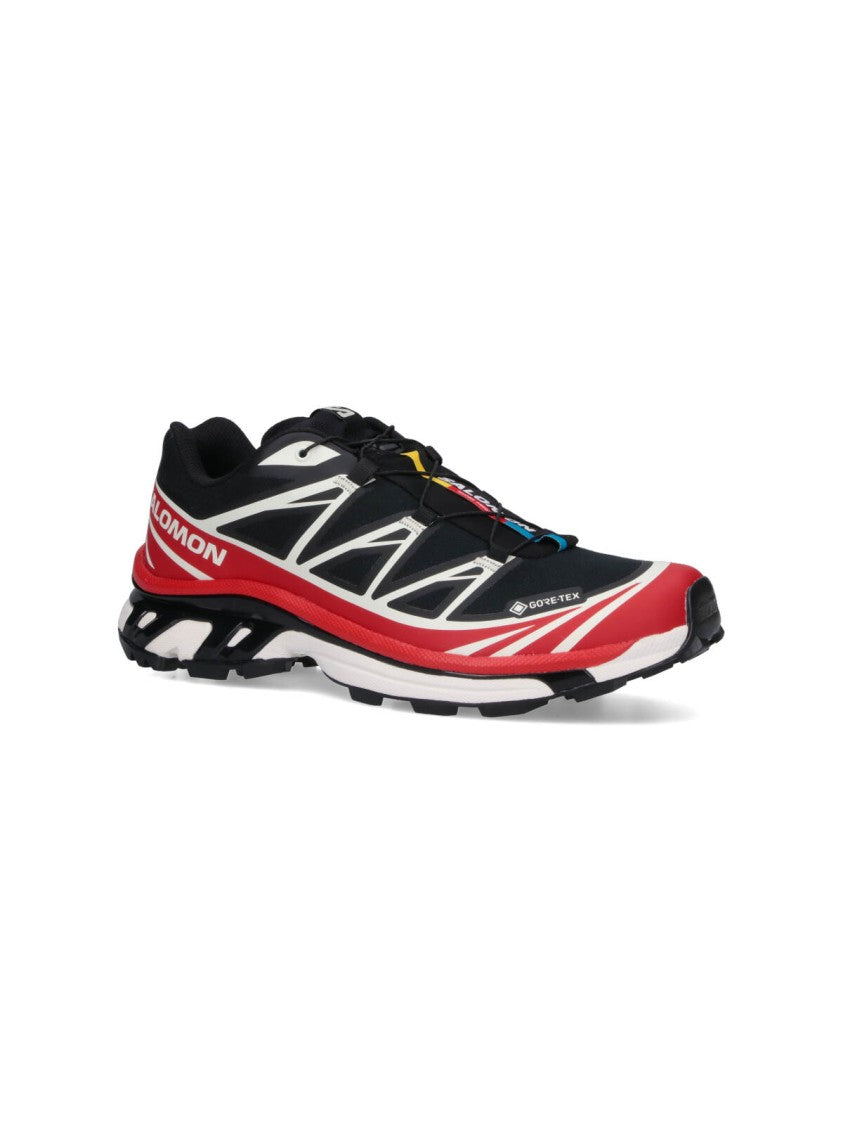 Salomon Black Xt6 Gtx Sneakers With Gore-Tex Detailing