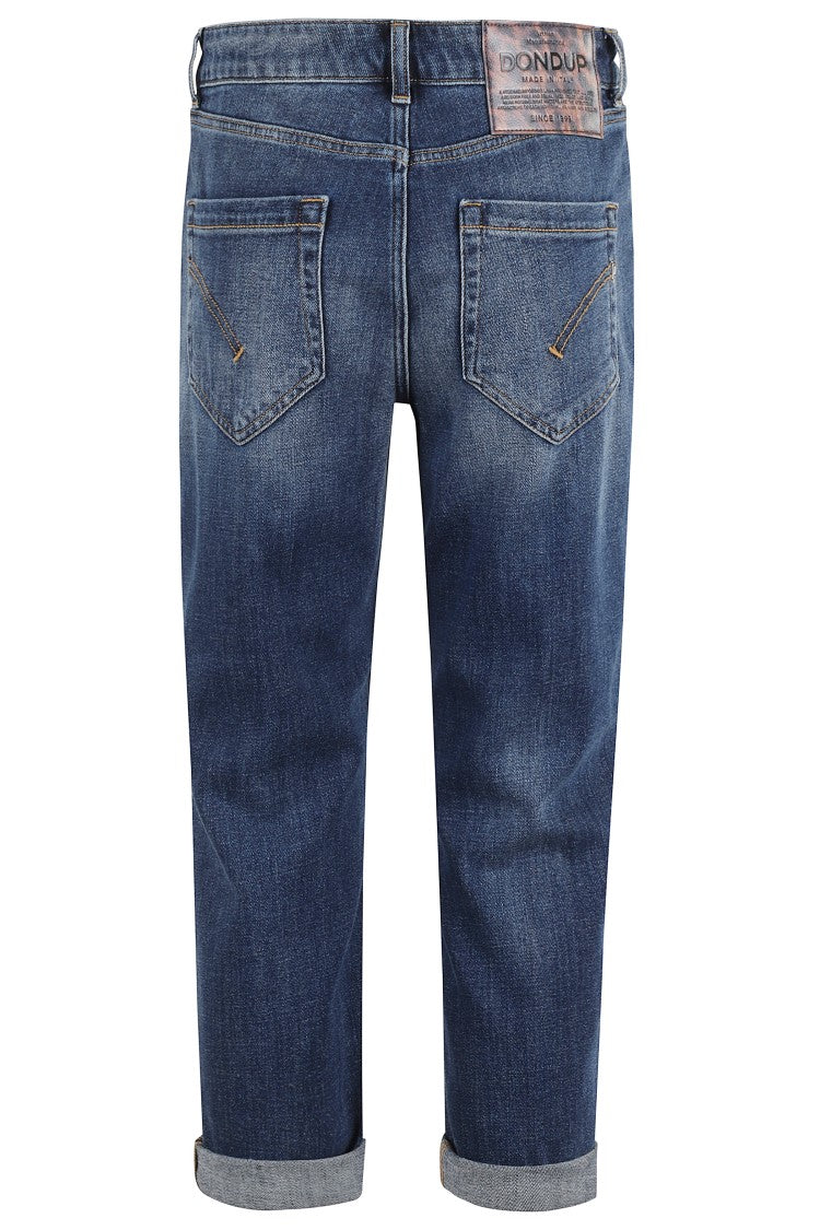 Dondup Loose Fit Blue Denim Jeans