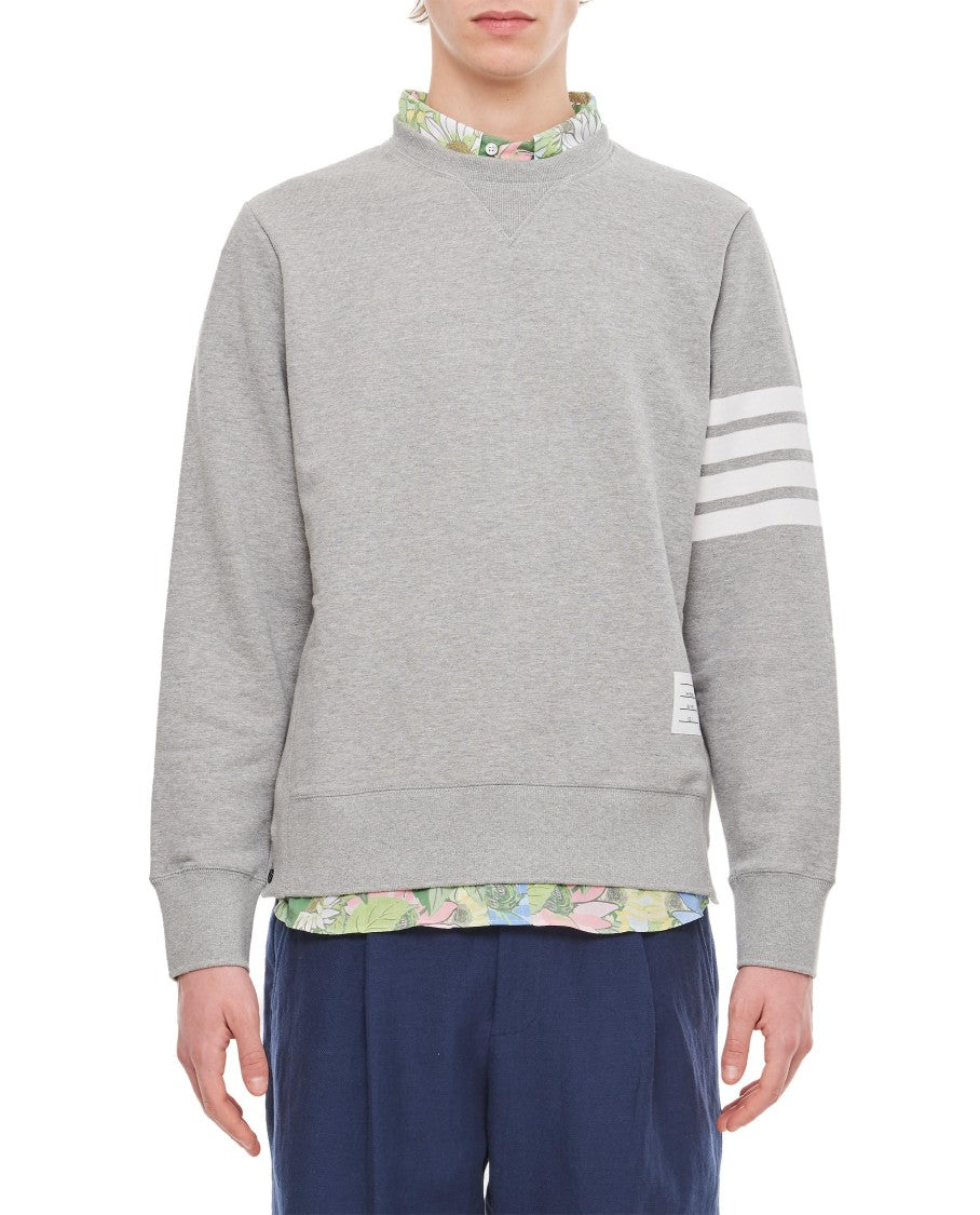 Thom Browne Classic Sweatshirt In Classic Loopback