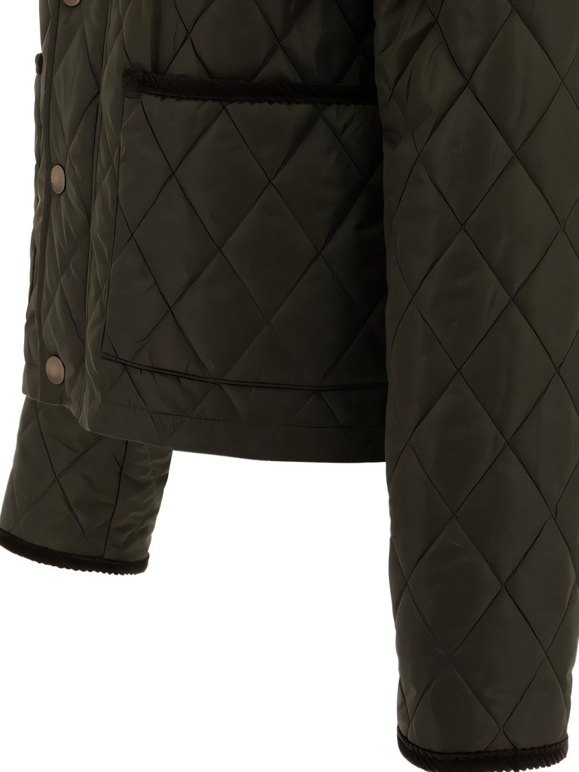 Burberry Quilted Casual Jacket