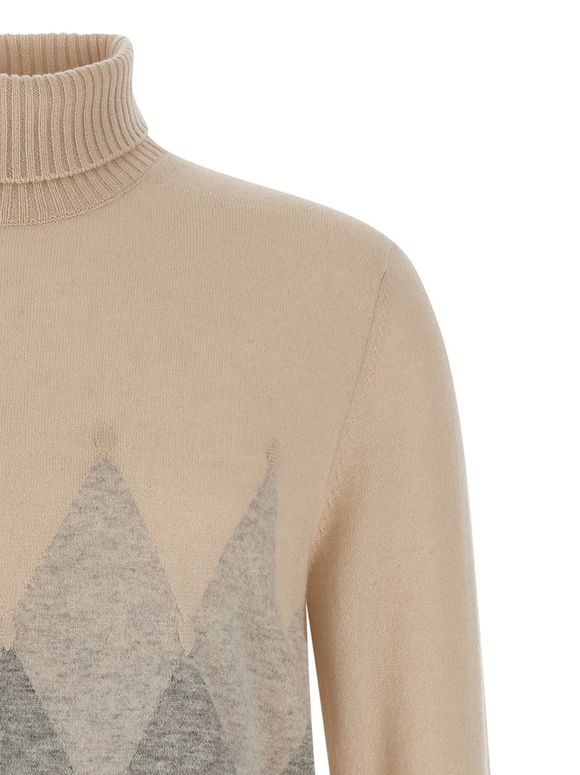Ballantyne Argyle Turtleneck