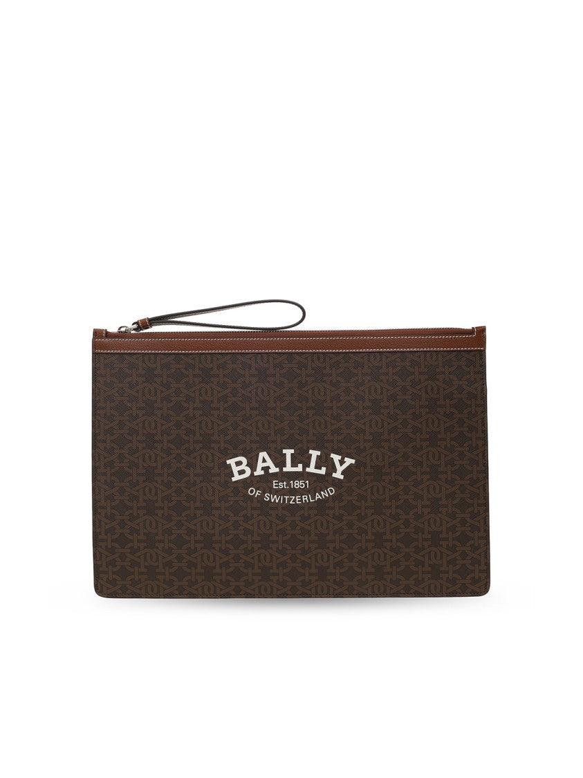 Bally Bollis Logo Large Clutch Bag