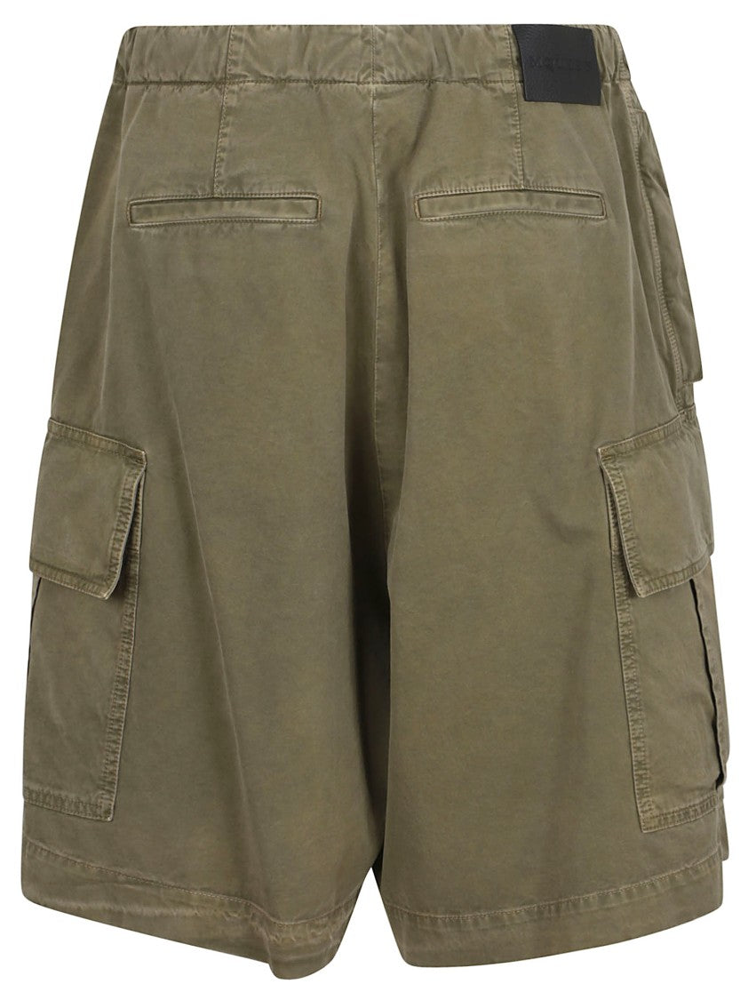 Alexander Mcqueen Green Cotton Trousers