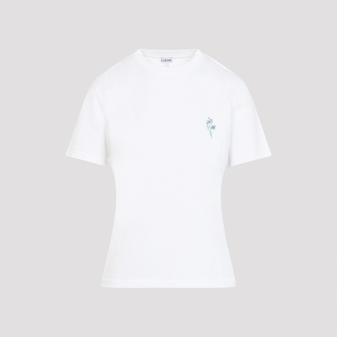 Loewe White Cotton Relaxed Fit T-Shirt