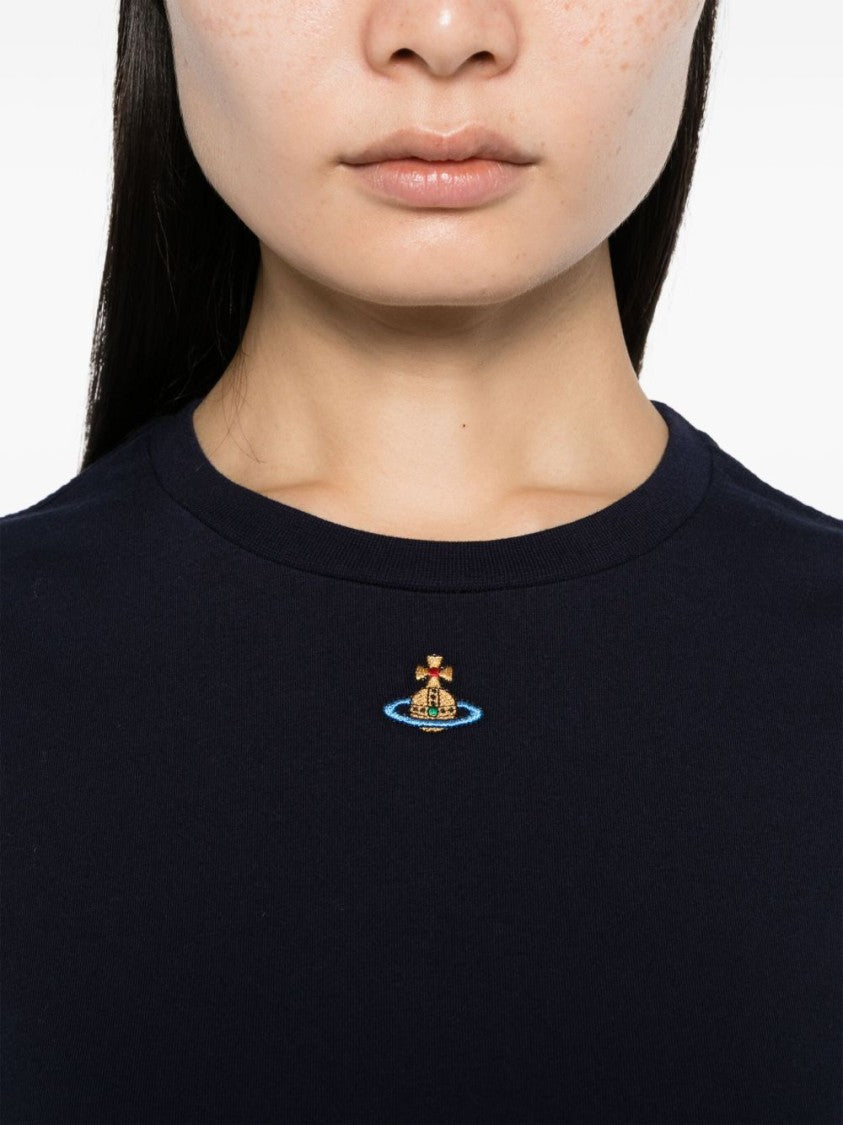 Vivienne Westwood Midnight Blue Cotton Jersey T-Shirt