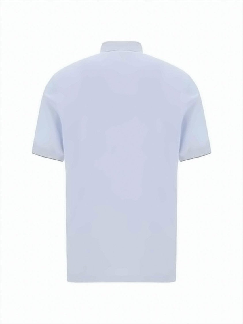Brunello Cucinelli Short-Sleeve Polo Shirt With Textured Pattern