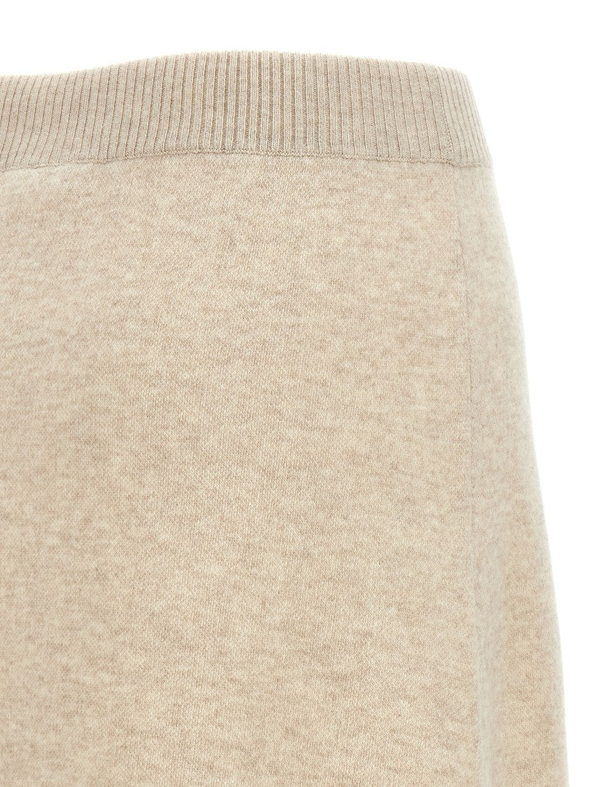 Brunello Cucinelli Stretch Cashmere Midi Skirt