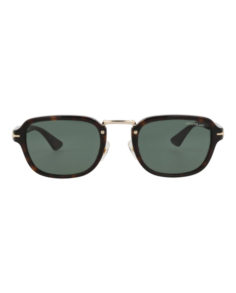Montblanc Square-Frame Recycled Acetate Sunglasses