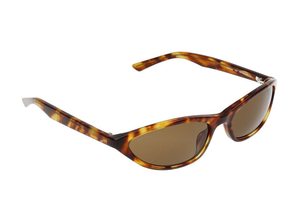 Balenciaga Havana Glossy Tortoiseshell Acetate Cat-Eye Sunglasses