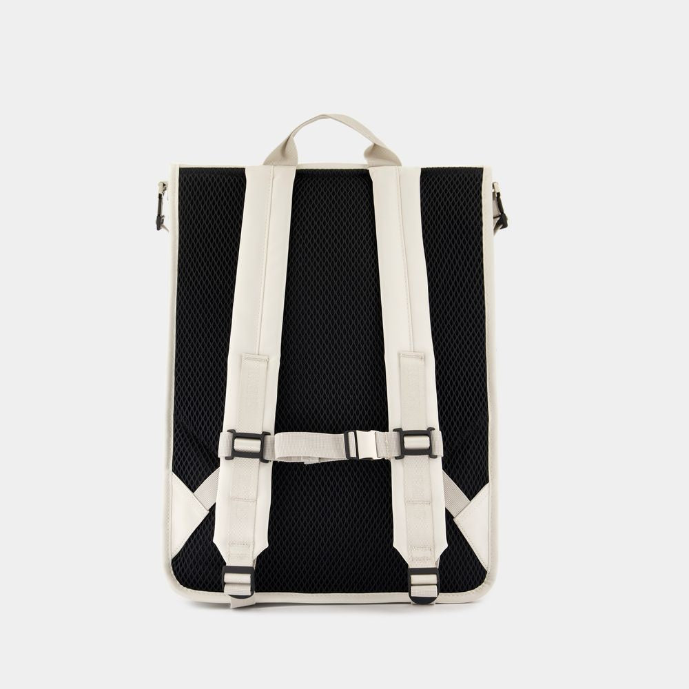 Rains Trail Cord Rolltop Backpack W3 - Synthetic - White