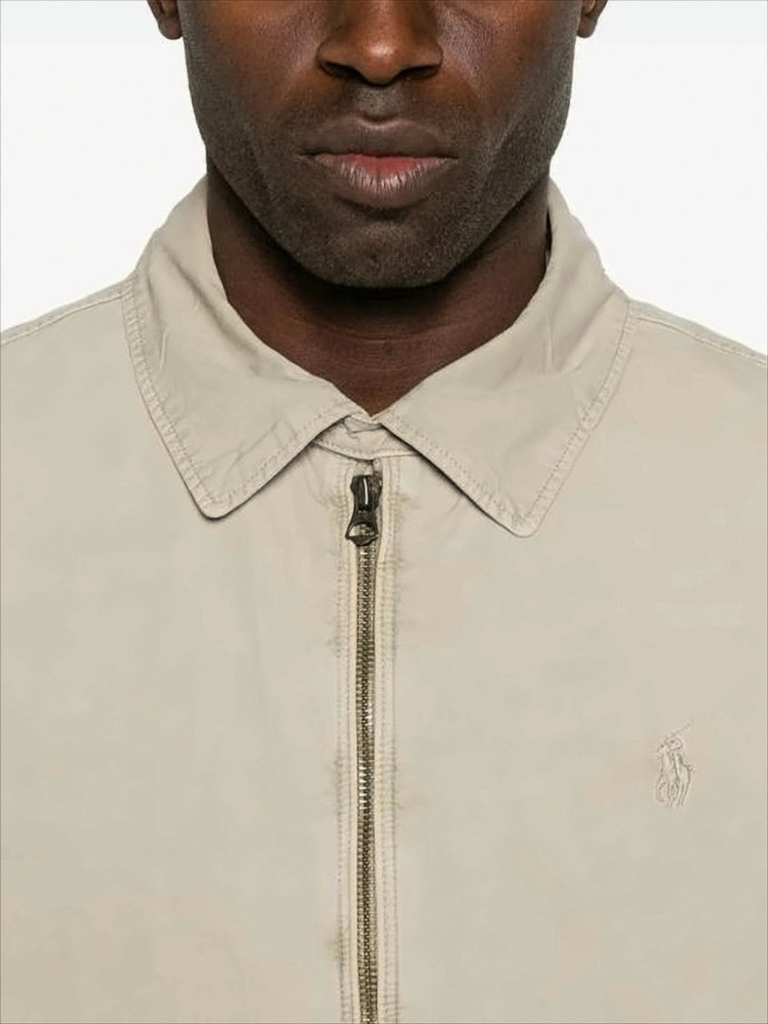 Polo Ralph Lauren Lightweight Casual Jacket With Classic Collar And Zipper Closure
