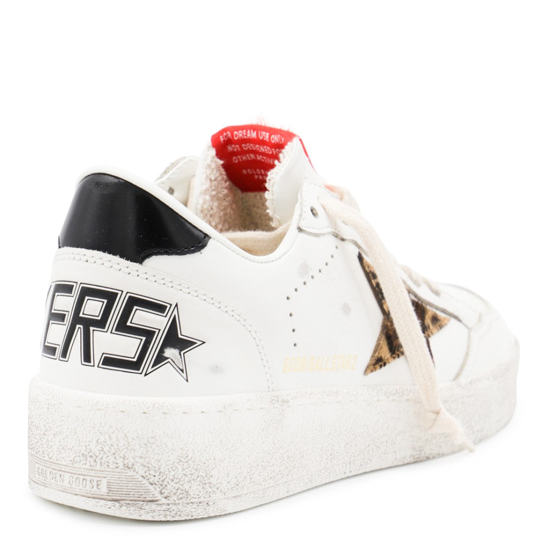 Golden Goose White Leather Ballstar 2 Sneakers