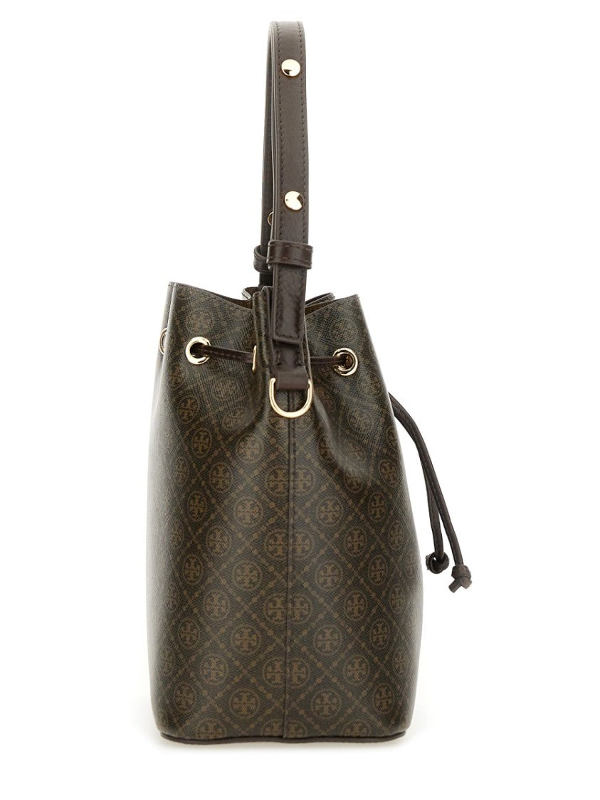 Tory Burch Monogram T Bucket Bag