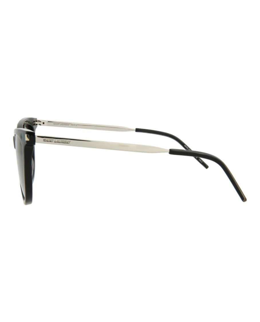 Saint Laurent Cat Eye-Frame Acetate Sunglasses With Metal Temples