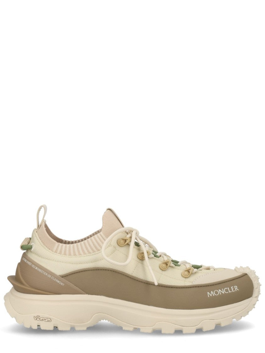 Moncler Trailgrip Lite 3 Low-Top Knit Collar Sneakers