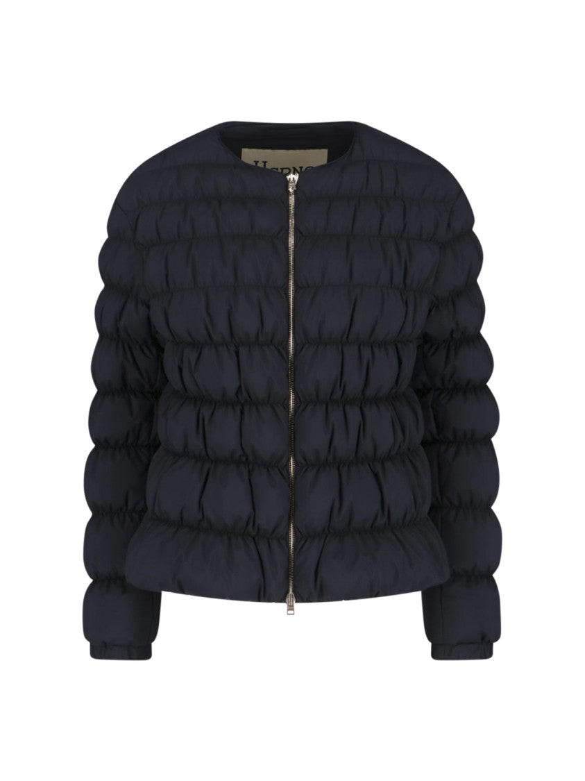 Herno Tailored Black Jacket With High Collar