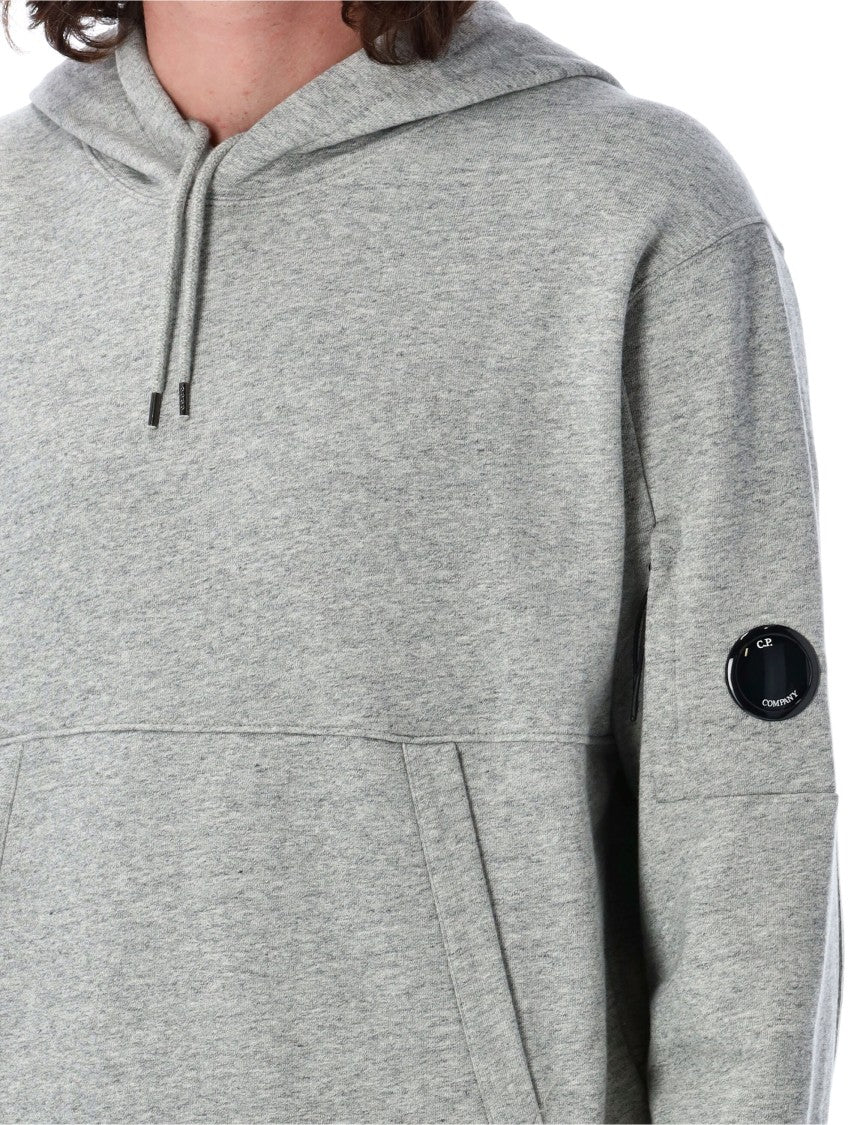 C.P. Company Diagonal Raised Fleece Lens Hooded Sweatshirt