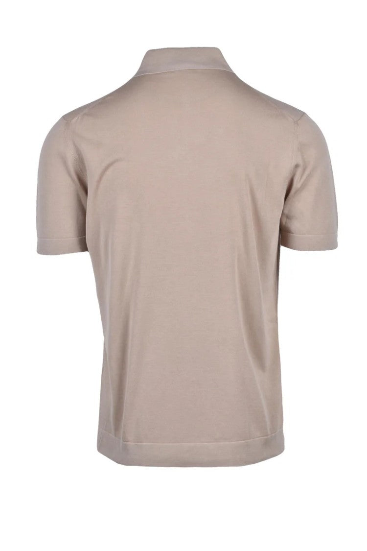 Drumohr Cotton Knit Polo Shirt - Turquoise