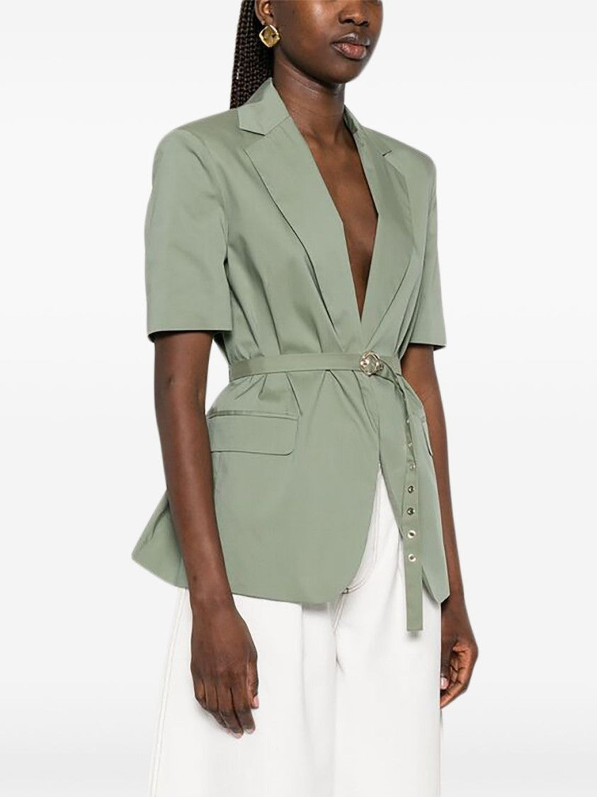 Liu Jo Green Tailored Belted Casual Jacket