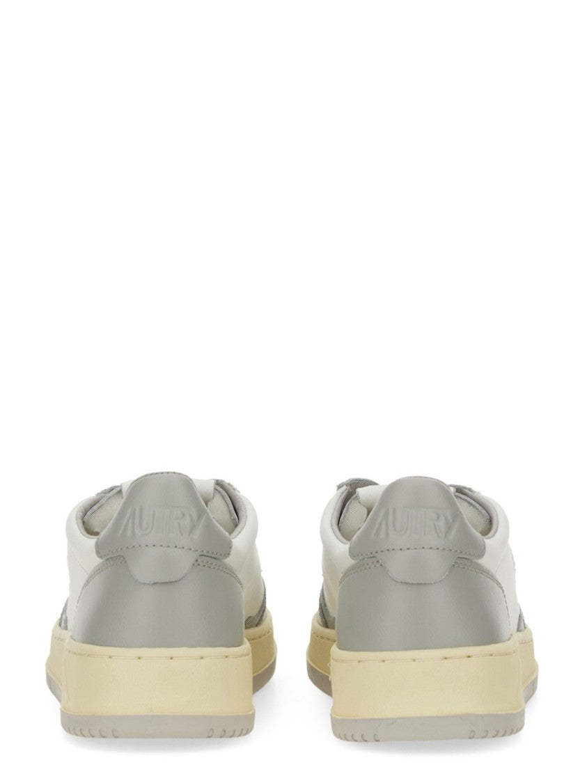 Autry White Light Grey Overlays Sneakers