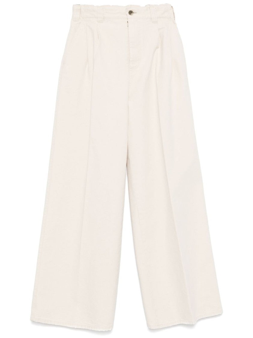 Maison Margiela Wide-Leg Trousers With High Waist