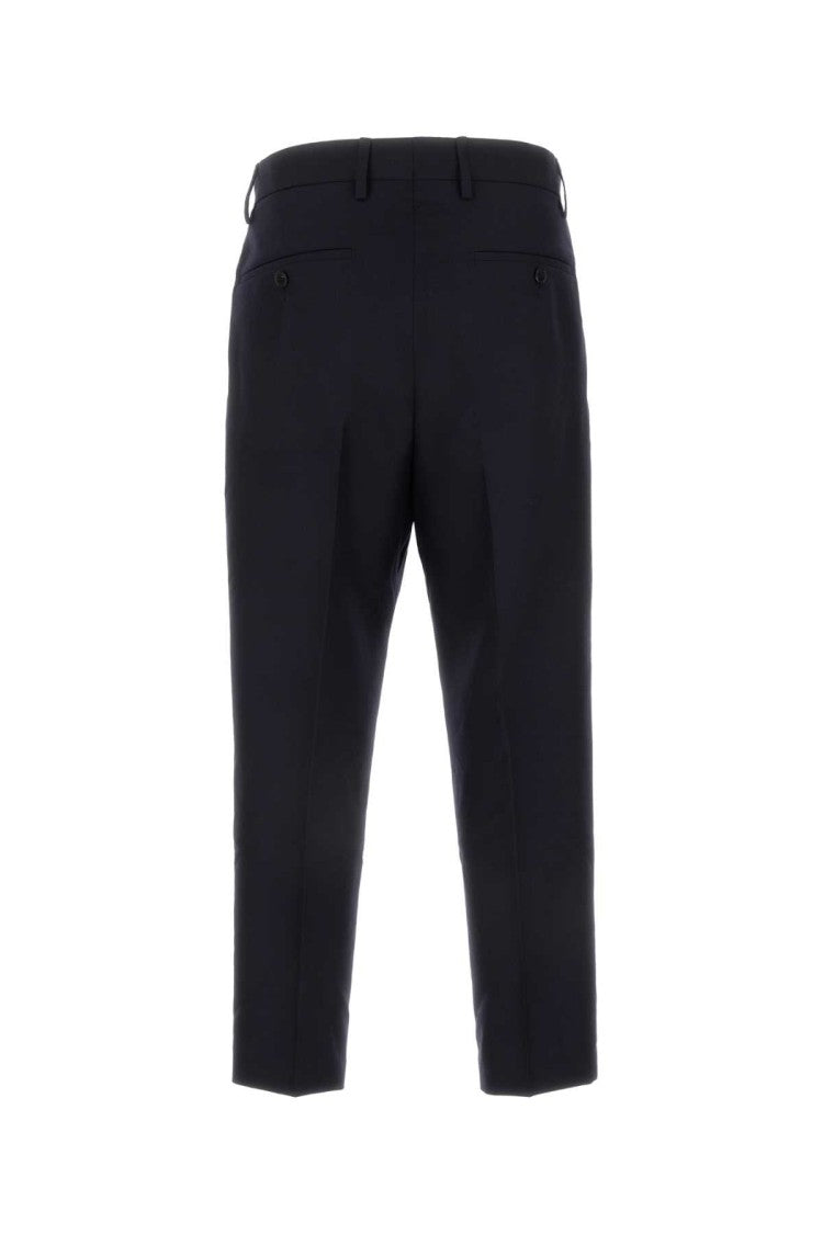 Dries Van Noten Midnight Blue Wool Pellow Pant