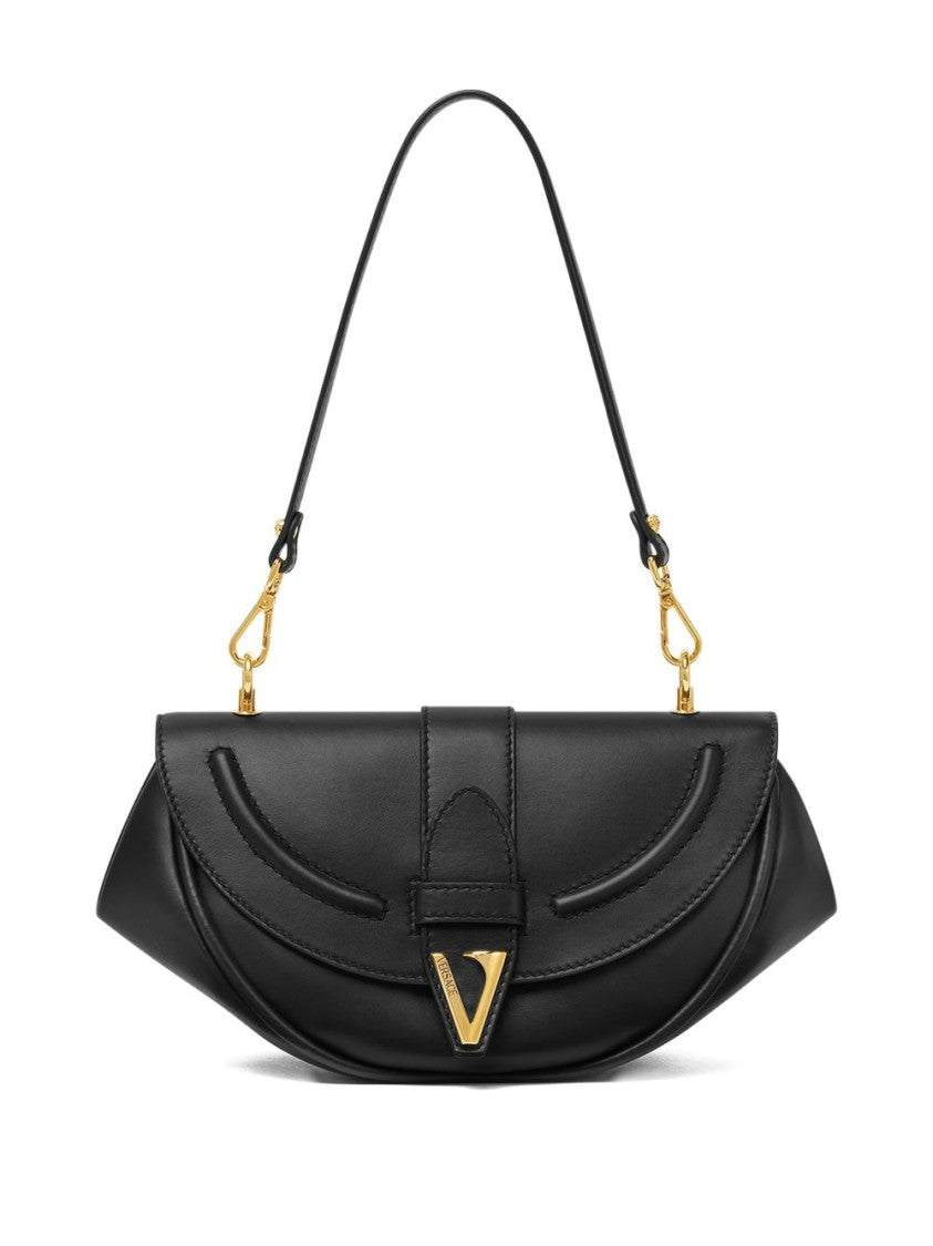 Versace Medium Calf Leather Shoulder Bag