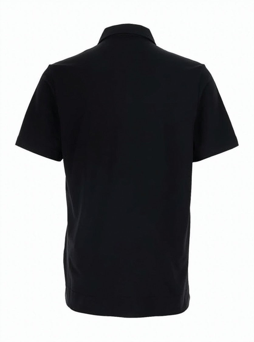 Moncler Short-Sleeve Polo Shirt With Traditional Collar